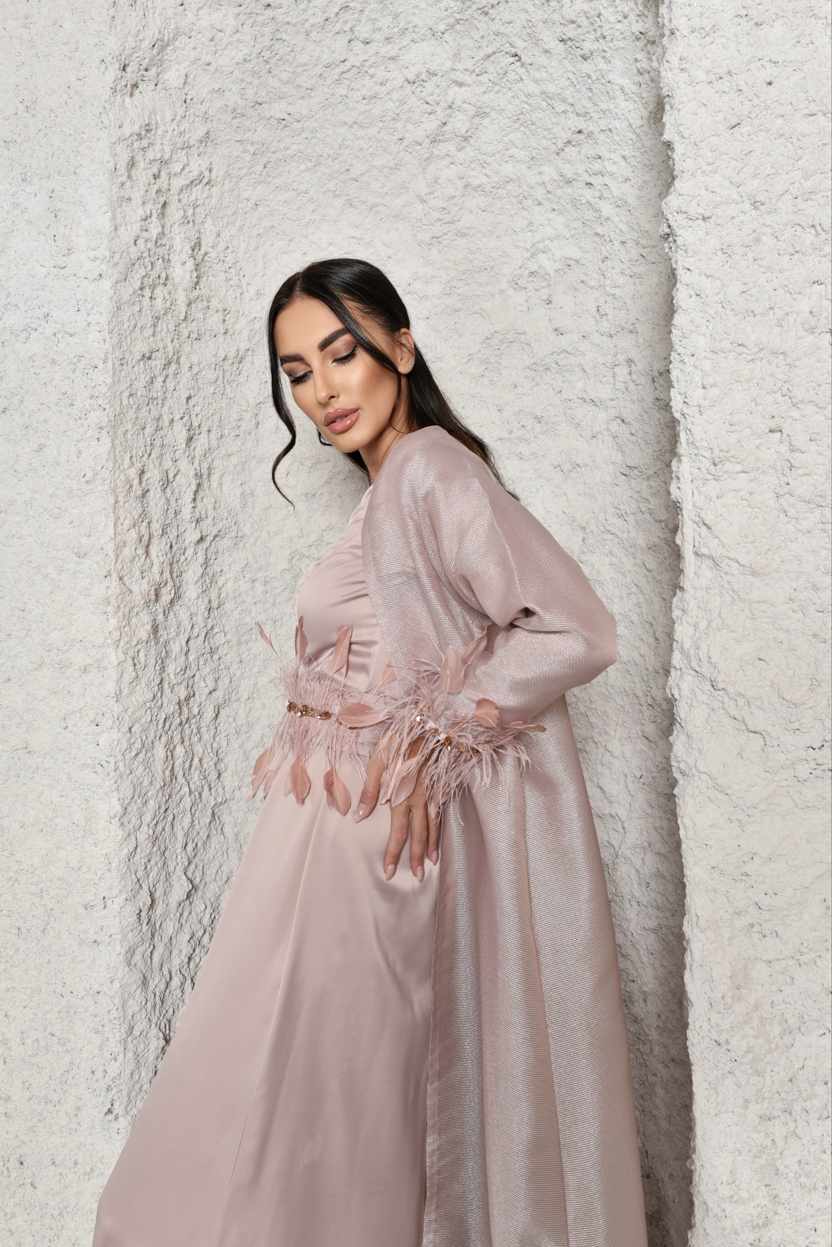 RA 26 Rose diamond abaya and dress